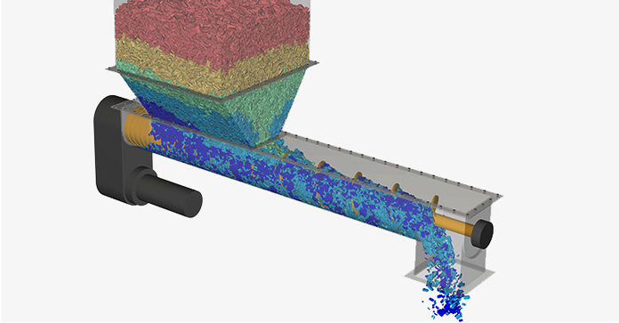 U-type trough screw conveyor