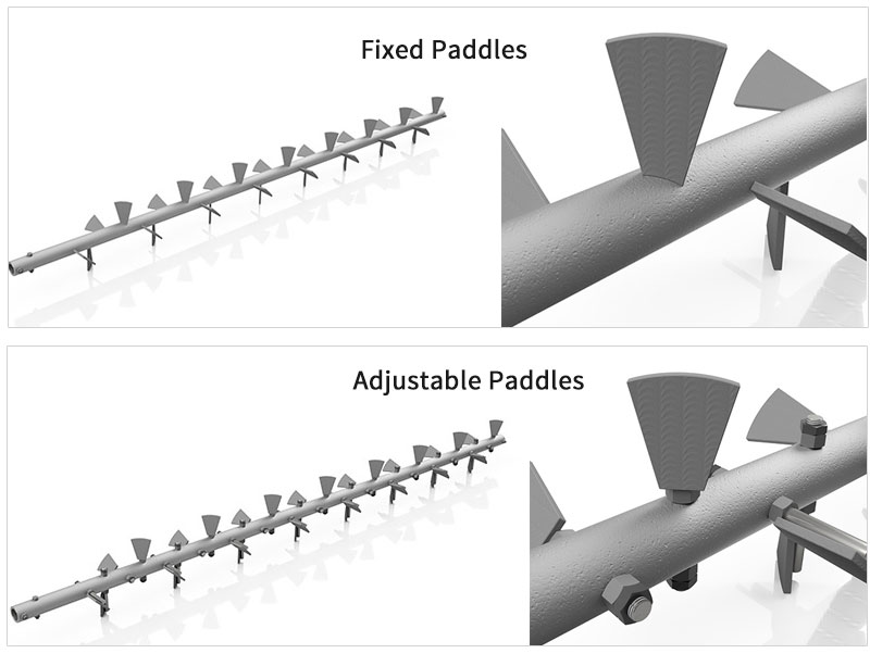 different paddles