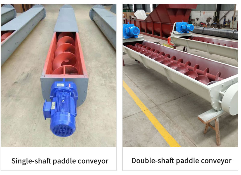 Types of paddle conveyor