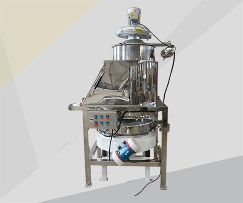 Dust-free feeding station