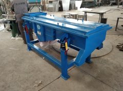 Vibrating screening machine for sand